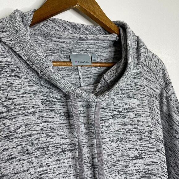 Athleta Heather Gray Poncho Hooded Sweater Size Small Women’s - Picture 5 of 8